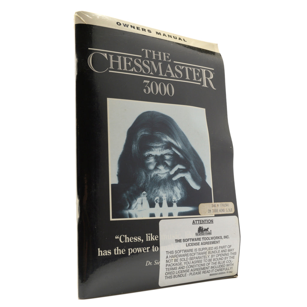 Factory Sealed! THE CHESSMASTER 3000 with OWNERS MANUAL New